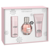 Viktor & Rolf Flowerbomb 3PCS Gift Set - 50ML EDP Spray + 50ML Shower Gel + 40ML Body Cream (Women)